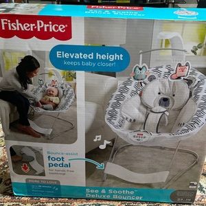 Fisher-Price see and soothe deluxe bouncer